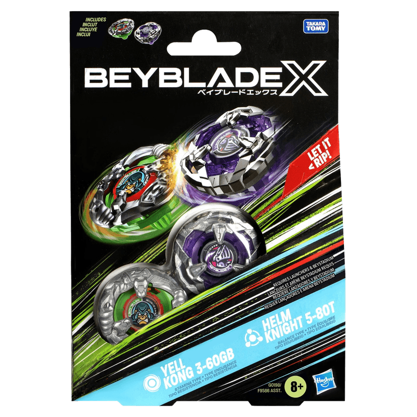 Yell Kong 3-60GB and Helm Knight 5-80T Dual Pack Hasbro G0198