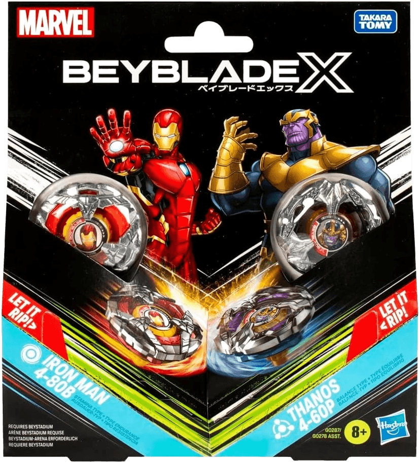 Iron Man 4-80B and Thanos 4-60P Multipack Set Hasbro G0287
